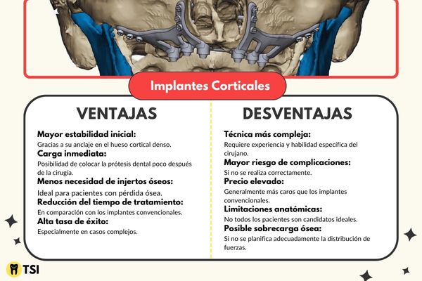 Pros y Contras de implantes corticales