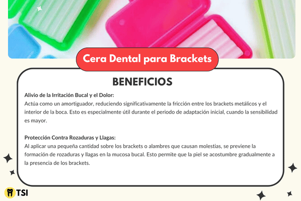 beneficios cera dental para brackets